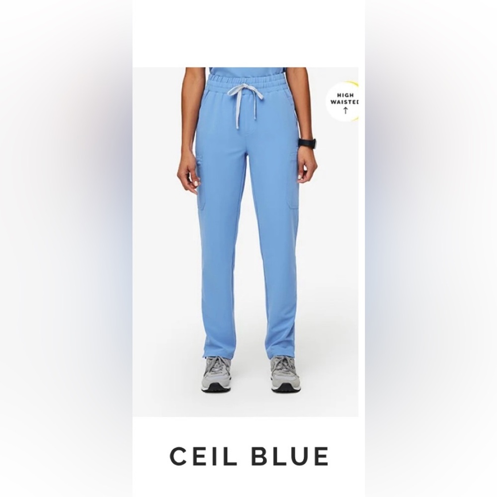 Figs Ceil Blue Scrub Bottoms